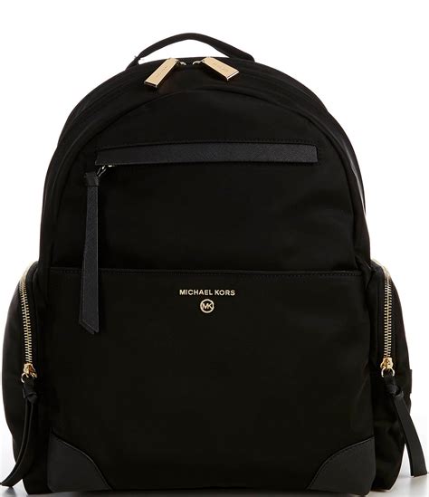 nylon backpack michael kors|Michael Kors large backpack women.